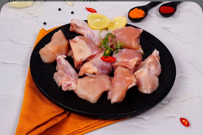 Chicken Curry Cut - Skinless, Bone In (Medium Pieces)