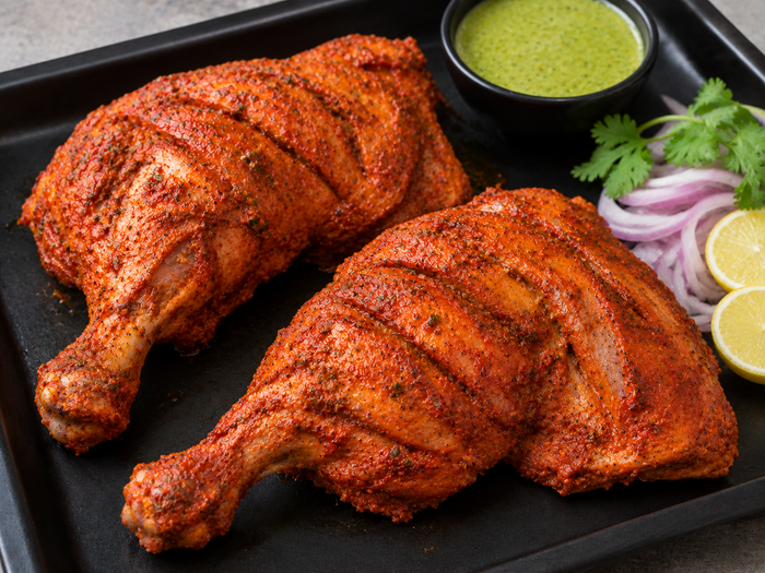 Marinated Tandoori Chicken - Ready to Cook (2 Pieces)