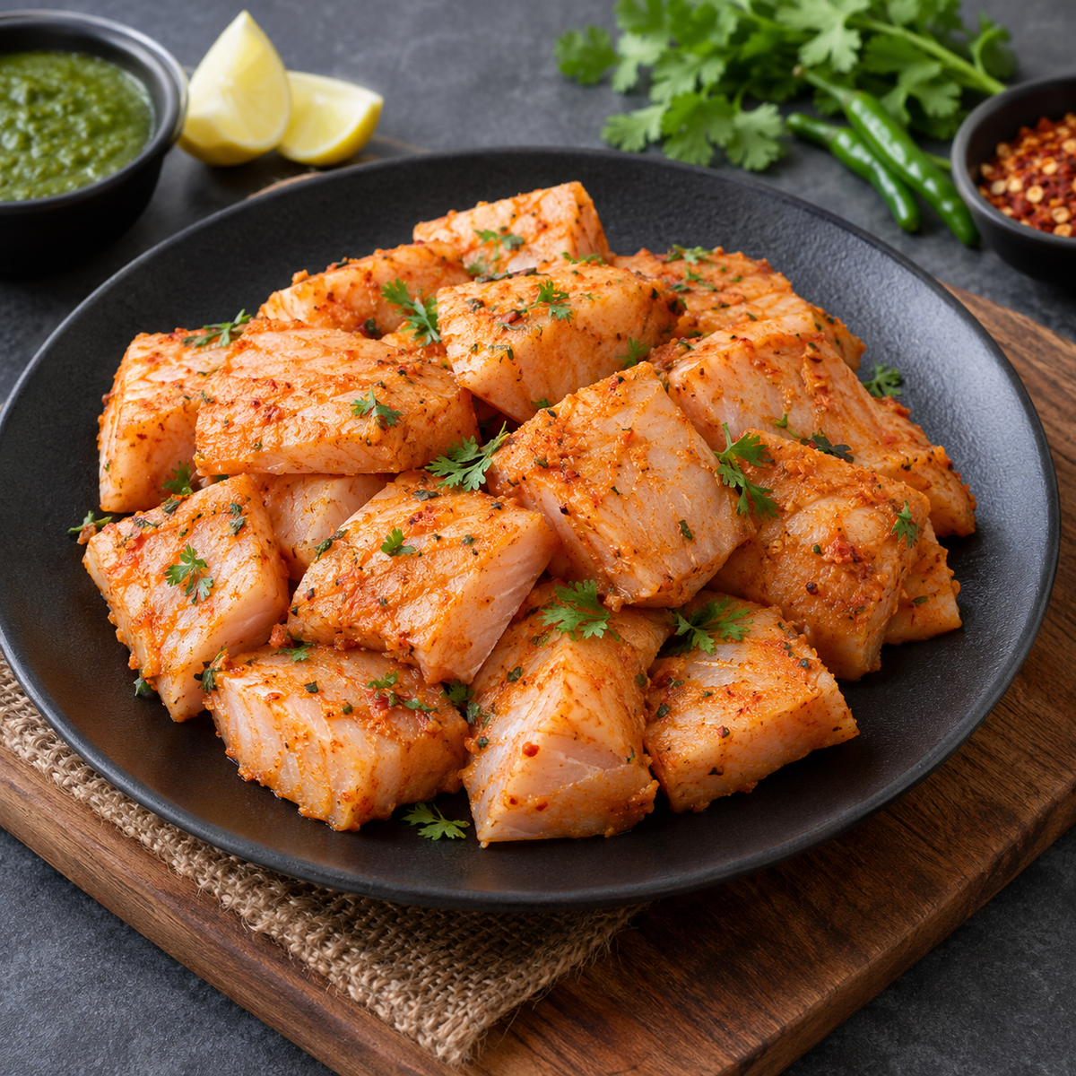 Basa Tikka/Cubes -Boneless (1 kg)