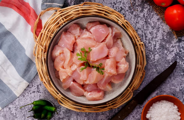 Chicken Curry Cut -Skinless, Boneless (Small Pieces)